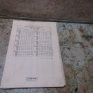 MORI SEIKI SL-1A CNC LATHE  YASNAC LX-1 PARAMETER PARAMETER LIST SHEET INCH