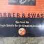 WARNER & SWASEY HANDBOOK MILL LATHE SPINDLE BAR AND CHUCKING 10 CHAPTERS