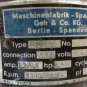 MASCHINENFABRIK SPANDEU CEWE DISH QUIK PM1 1/2 MK 316S 16A CHARMILLES EDM PUMP