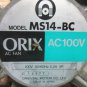ORIENTAL ORIX AC FAN MS14-BC AC100V 0.2A 2P LOT OF 2 PIECES