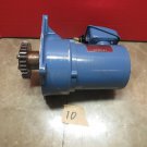 FUJI ELECTRIC GEARED MOTOR TYPE LSSG200T-50 JEC-37 CNC BLUE COLOR LOT OF 3 PIECE