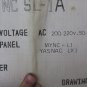YASNAC CONTROL PANEL FOR N.C LATHE NC SL-1A MI63DA M163DA