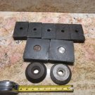 MAZAK V-10 CNC VERTICAL MILL LOT OF LEVELING LEG LEGS PADS FEET BLOCK MAZAK V-10 CNC VERTICAL MILL LOT OF LEVELING LEG LEGS PADS FEET BLOCK