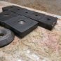 MAZAK V-10 CNC VERTICAL MILL LOT OF LEVELING LEG LEGS PADS FEET BLOCK