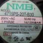 MINEBEA NMB FAN 4715PS-20T-B30 AC 50/60HZ 1 PHASE 14/13W B22 LOT OF 2 PIECES