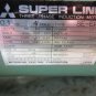 MITSUBISHI SUPER LINE MOTOR 4 POLE SE-ERF 165GMLO 10 TSUBAKIMOTO CHIP CONVEYOR