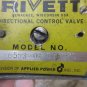 RIVETT DIRECTIONAL VALVE 6553-01-CGL-70 CINCINNATI CNC MILL