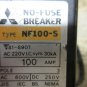 MITSUBISHI NO-FUSE BREAKER NF100-S 100 AMP AC 600V MORI SEIKI SL-1 CNC LATHE