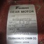MITSUBISHI TSUBAKI SUPER LINE 3 PHASE GEAR MOTOR 0.2KW 4 POLE SF-JRF GMS020F075M