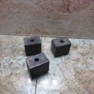 TONGIL SAEILO MACH 3A CNC MILL FANUC 3'' LOT OF 3 LEVELING LEGS LEG PAD BLOCK TONGIL SAEILO MACH 3A CNC MILL FANUC 3'' LOT OF 3 LEVELING LEGS LEG PAD BLOCK