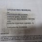 CINCINNATI MILACRON OPERATING MANUAL ARROW ERE F 9120262A CNC VERTICAL MILL