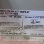 MITSUBISHI CX-20 CNC EDM TOTOKU COLOR CRT DISPLAY CDT14148B M34KLP23XX02 MONITOR