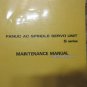 FANUC AC SPINDLE SERVO UNIT S-SERIES MAINTENANCE MANUAL B-65015E/01 1987