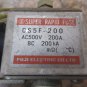 FUJI SUPER RAPID FUSE CS5F-200 AC500V 200A BC 200KA LOT OF 4 PIECES