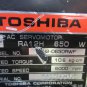 TOSHIBA SERVO MOTOR RA12H 650 W H2-0650RWF 12H-0650RWF RA12H650W BROTHER TC-201