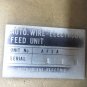 196 MITSUBISHI FX AUTO WIRE ELECTRODE AF3A SPINDLE WIRE THRU HEAD STOCK ASSEMBLY