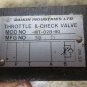 DAIKIN THROTTLE & CHECK VALVE MOD NO MT-02B-50 MFG 50 71