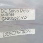 GENERAL NUMERIC DC SERVO MOTOR DESCRIPTION MANUAL GN53262E/02 BURKE CNC3MD MILL