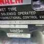 NACHI DIRECTIONAL VALVE S-G01-B3X-GRZ-D2-32 MFG. 570 LOT OF 2