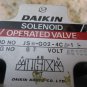 DAIKIN SOLENOID VALVE JSW-G02-4CA-11 MFG 07 AC100V WA-2A