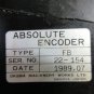 OKUMA MC-5VA CNC MILL ABSOLUTE ENCODER TYPE FB 22-154 1989 CASE CRACK BUT OK