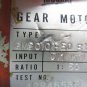 MITSUBISHI TSUBAKI SUPER LINE 3 PHASE INDUCTION GEAR MOTOR SE-ERF GMS0101-50BM