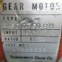 MITSUBISHI TSUBAKI SUPER LINE 3 PHASE INDUCTION GEAR MOTOR SE-ERF GMS0101-50BM