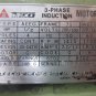 TE TECO AEECAC 3-PHASE INDUCTION MOTOR TYPE HP KSP HG10 7582 HYDRAULIC OIL PUMP