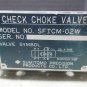 SUMITOMO CHECK CHOKE VALVE SFTCM-02W CNC   LOT OF 3 PIECES