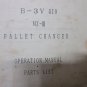 SHIZUOKA B-3V 410 CNC VERTICAL MILL  MX-III PALLET CHANGER OPERATION MANUAL