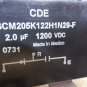 FELSIC SWITCH UNIT SCM205K122H1N29-F 2.0UF 1200VDC 0731 CNC LOT OF 2