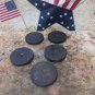 1999 SODICK A5R CNC EDM LEVELING LEG LEGS PADS BEET BLOCK LOT OF 5 PIECES