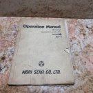 MORI YASNAC SL-1 OPERATION MANUAL O-101001 NUMERICAL CONTROL CNC LATHE MORI YASNAC SL-1 OPERATION MANUAL O-101001 NUMERICAL CONTROL CNC LATHE