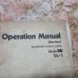 MORI YASNAC SL-1 OPERATION MANUAL O-101001 NUMERICAL CONTROL CNC LATHE