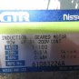 GTR NISSEI INDUCTION GEARED MOTOR 61083224A 1:100 KIRA VTC-30E CNC EACH 1