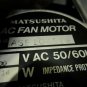 HAAS MATSUSHITA AC FAN MOTOR ASE104519 AC 50/60HZ EACH 1