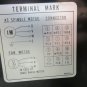 YASKAWA AC SPINDLE MOTOR TERMINAL MARK UAASKA-06DBM12 N.T5556-1 WIRE BOX