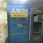 MITSUBISHI NO FUSE CIRCUIT BOARD NF100-SS 75AMP AC220V