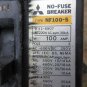 MITSUBISHI NO-FUSE BREAKER NF100-S 100 AMP 600V 250V MORI SEIKI SL-3H CNC LATHE