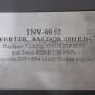 BALDOR SPINDLE DRIVE INVERTER INV-0052 INV-0004 FADAL 4020 215I FVF1915C-31