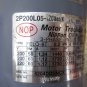 NOP NIPPON OIL HYDRAULIC MOTOR PUMP 2P200L05-208BVK FELQ-8T 2VK-2LA5 A0.5