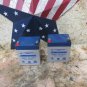 POWER SONIC SEALED RECHARGEABLE BATTERY PS-1250 F2 12V 5.0AMP LOT OF 2 PIECES