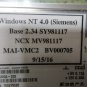 CINCINNATI HDD DRIVE 9W2005-032 BASE 2.34 SY981117 NCX MV981117 MAI-VMC2 BV00070