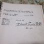 YAMAZAKI MAINTENANCE MANUAL MAZAK SLANT 25 48124 161M002 CNC LATHE PARTS LIST