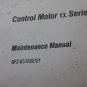 GE FANUC CONTROL MOTOR SERIES MAINTENANCE MANUAL GFZ-65165E/01