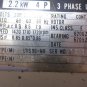 NACHI UNI MOTOR 2.2KW 4P LTIS 90-NR TYPE VABA-1A4B22-10 UVD-1A-A3-22-46027A VDR