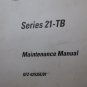 GE FANUC MAINTENANCE MANUAL SERIES 21-TB GFZ-62535E/01