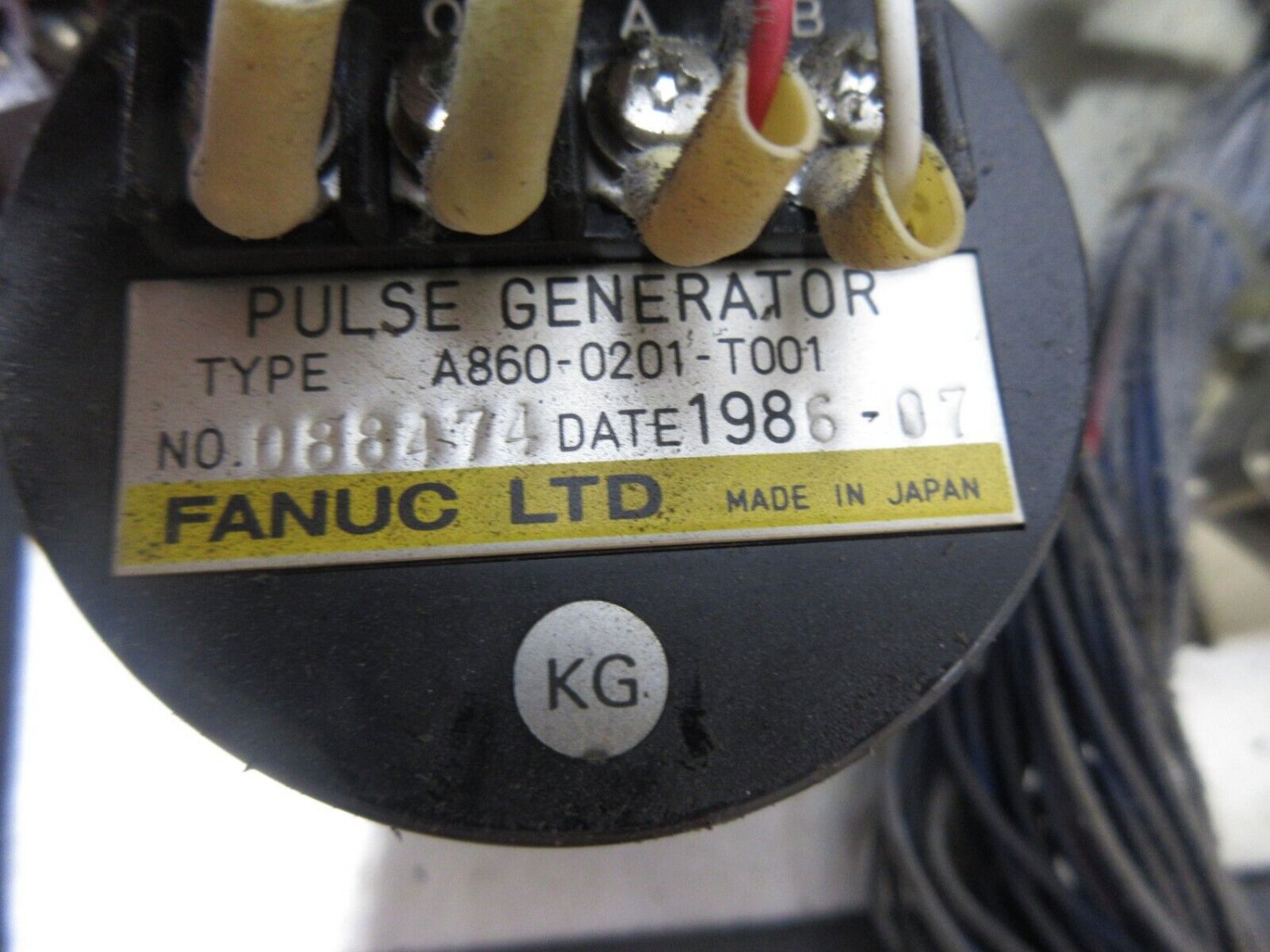 NAKAMURA SLANT JR FANUC MAIN OPERATOR CONTROL PANEL A860-0201-T001 088474