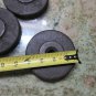 CNC LATHE MILL LEVELING LEG LEGS PADS FEET BLOCK LOT OF 3 4" INCH