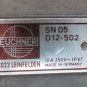 EUCHNER LIMIT SWITCH SN05 D12-502 SN05D12-502 EACH 1